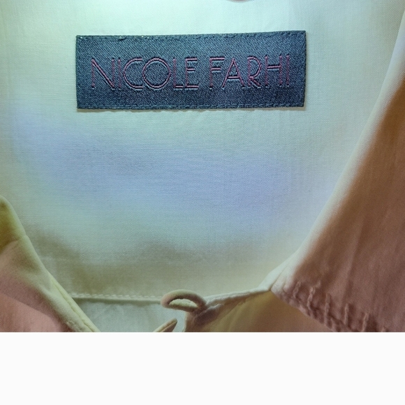 Nicole Farhi Silk Mens 16 Large - Picture 2 of 12